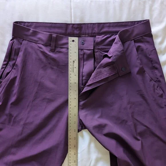 Fabletics "The Only" 4-way Stretch Pant, Purple (rare color), 34 X 32 - Picture 9 of 17
